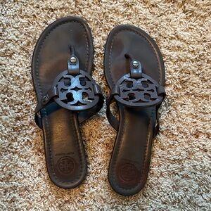 Tory Burch dark grey Sandals